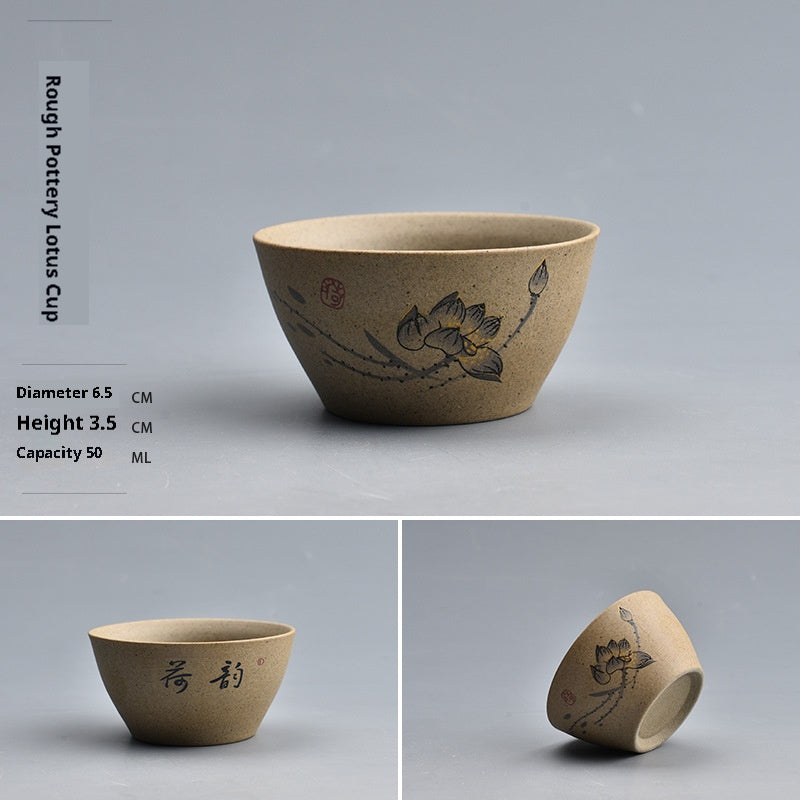 Ceramic Tea Cup Set for Household, Kitchen & Tea Drinking - Multiple Variants