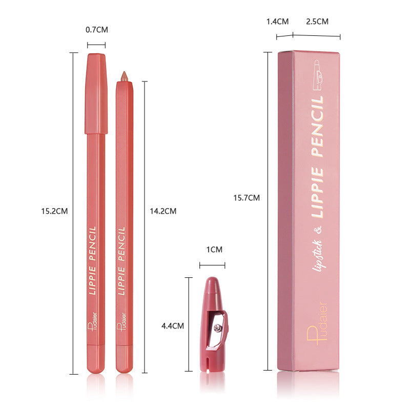Waterproof Lipstick Pen Lip Liner No Stain Matte Lip Makeup 2g Multiple Colors