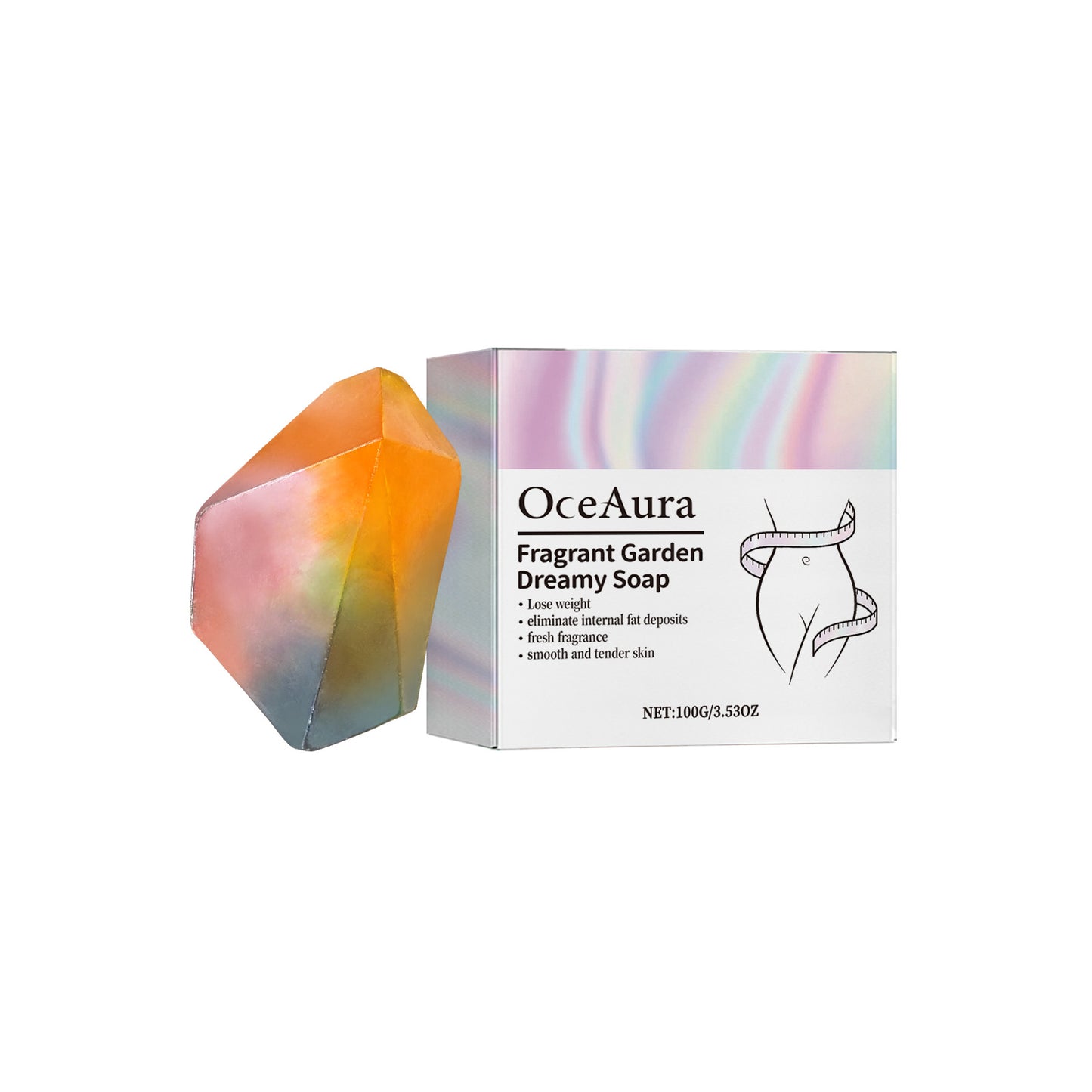 Sea Salt Slimming Bath Soap - Moisturizing Body & Face Cleansing Bar