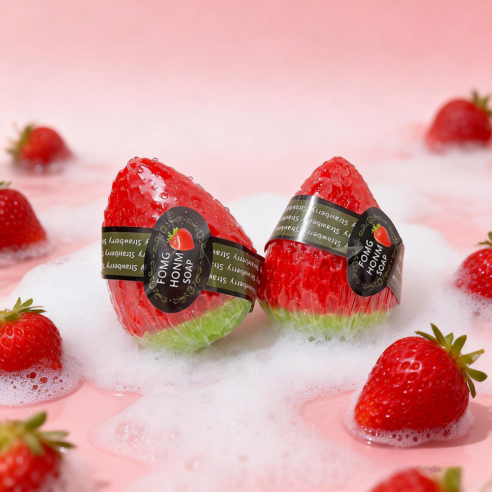 Strawberry Fruit Soap Bar 130g