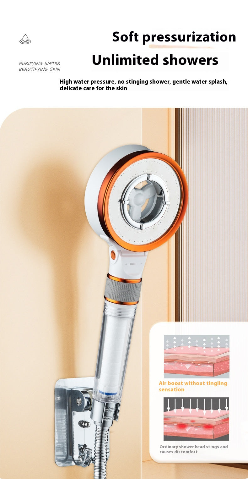 Double-Sided Skin Care Shower Head High-Pressure Bath Nozzle