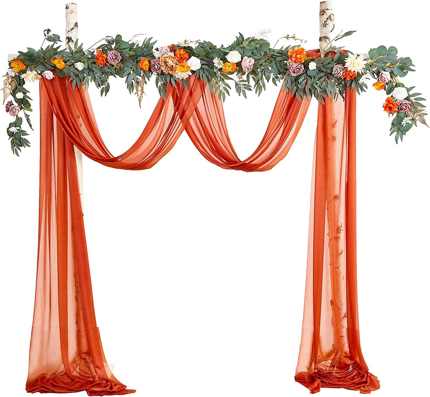 Eucalyptus Willow Leaf Wedding Garland Indoor Outdoor Decor 1.9m Length