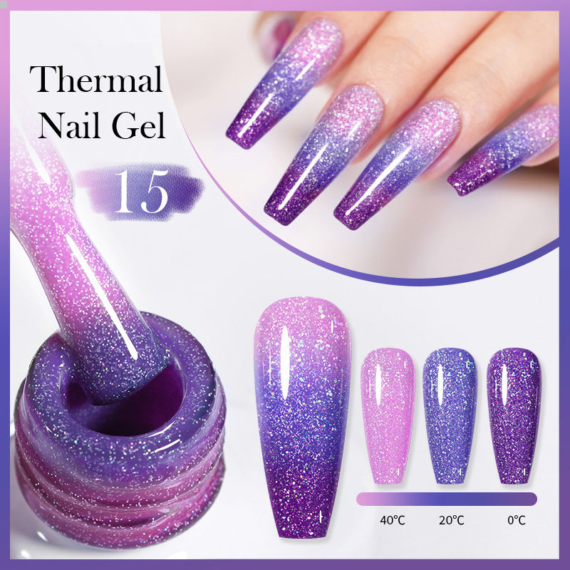 Color Changing UV Nail Polish Kit with Gradient Effects - Multiple Colors
