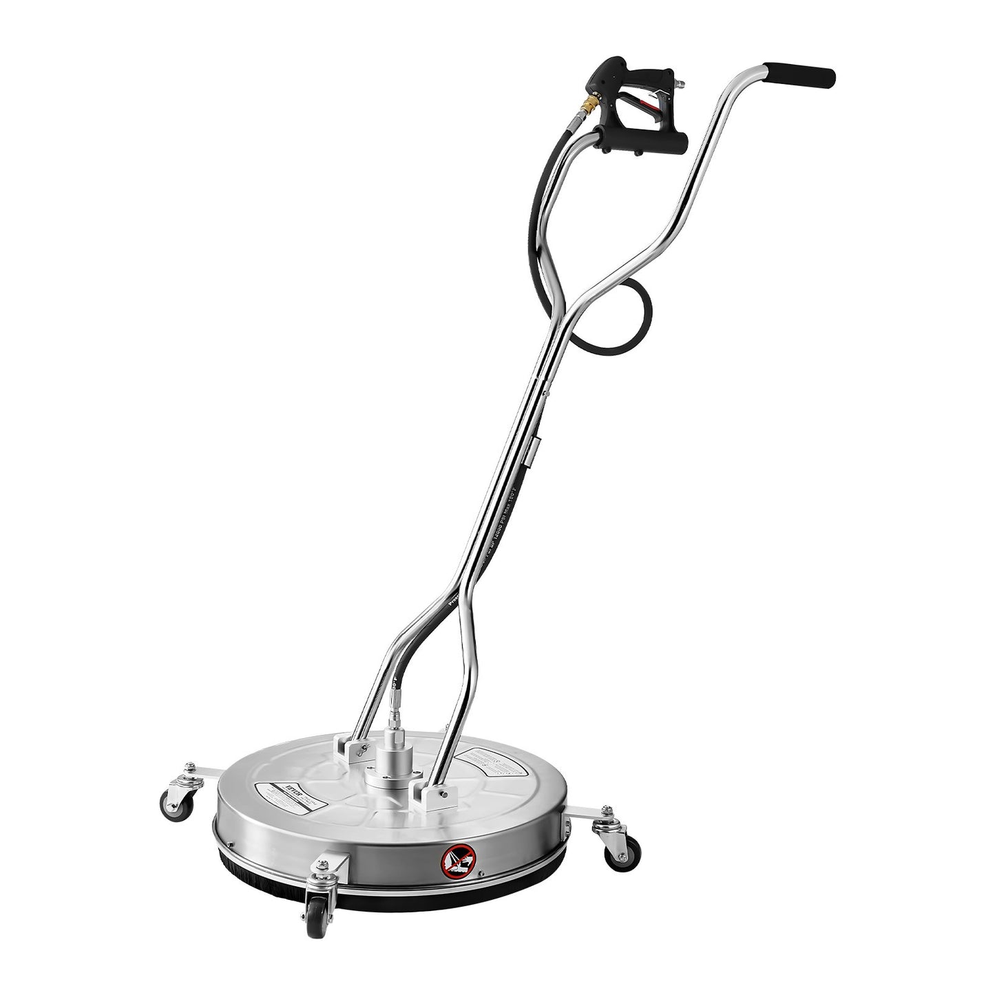 24-Inch Pressure Washer Surface Cleaner 4000 Max PSI Dual Wheel Handle