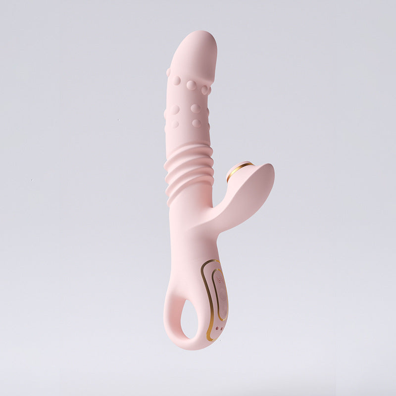 Remote Control Telescopic Toy for Adults Pink White - Home & Garden