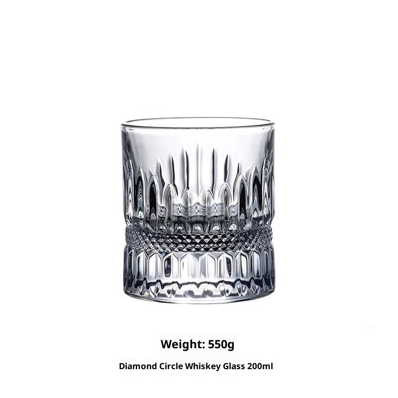 Elegant Crystal Wine Glass Set - Multiple Styles & Sizes