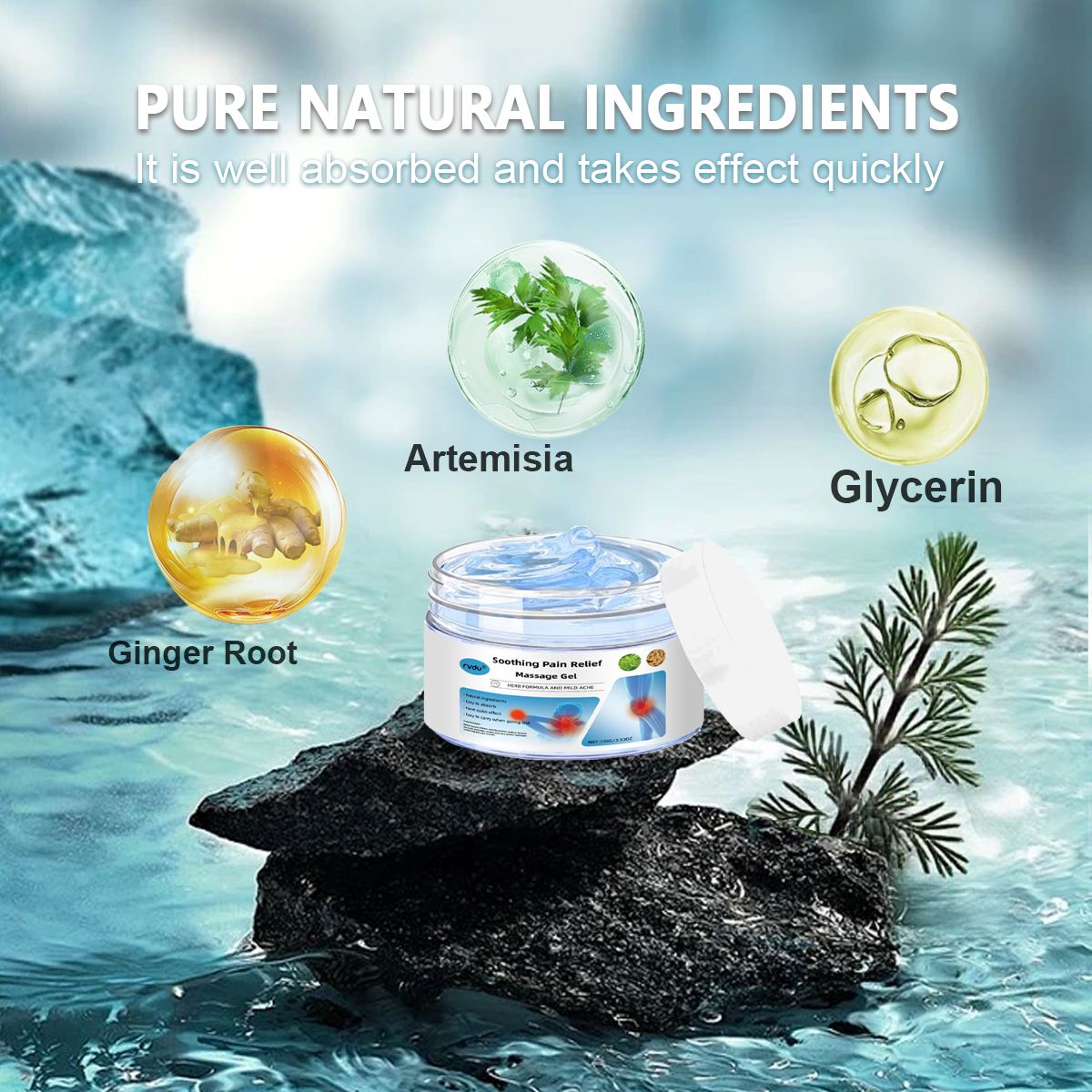 Joint Care Massage Gel for Muscle and Joint Relief - Soothing Herbal Formula