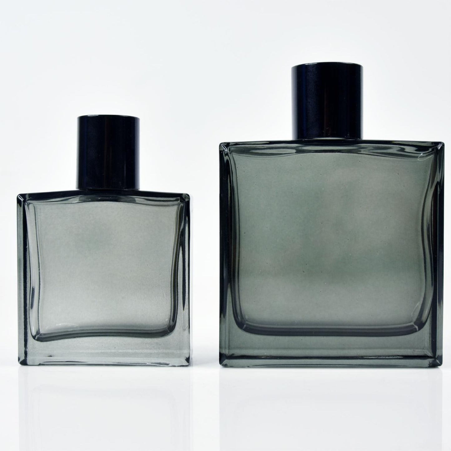Portable Black Glass Perfume Storage Bottle Set - Upmarket Travel-Friendly Design