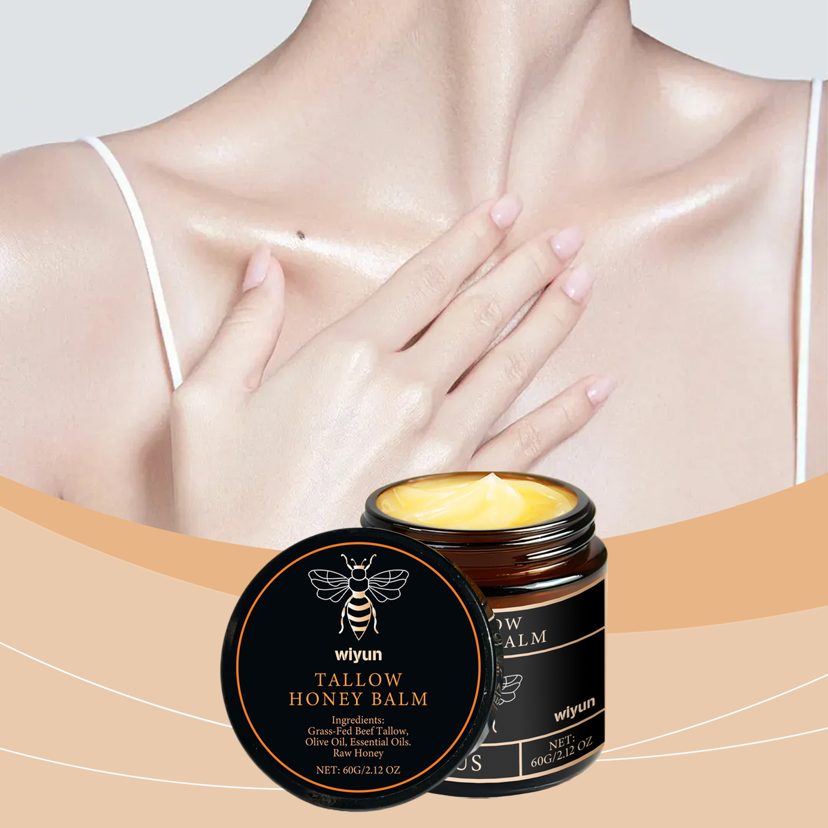 Honey Moisturizing Cream 60g - Face & Body Hydration