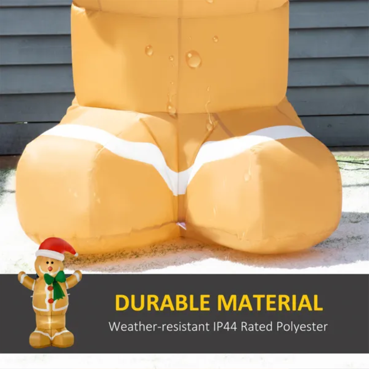 Inflatable Christmas Snowman with LED Lights - 72"