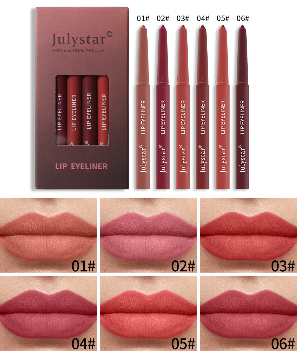 Matte Waterproof Lip Pen and Lipliner Makeup Set - 11 Piece Collection