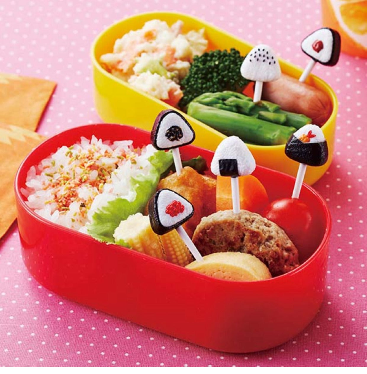 Children's Fruit-Shaped Bento Fork Set - Cute Animal & Character Styles