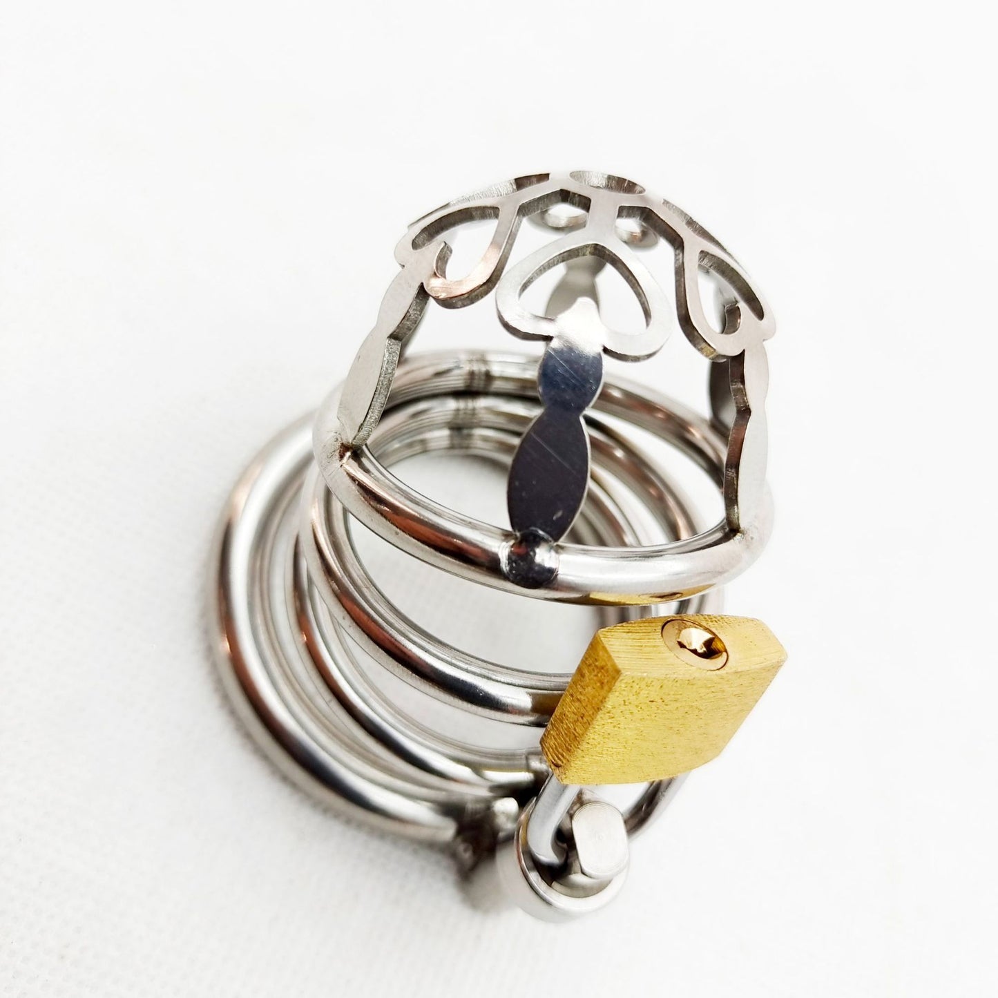 Male Metal Snap Ring Cage for Adult Wellness & Sex Toys - Multiple Sizes