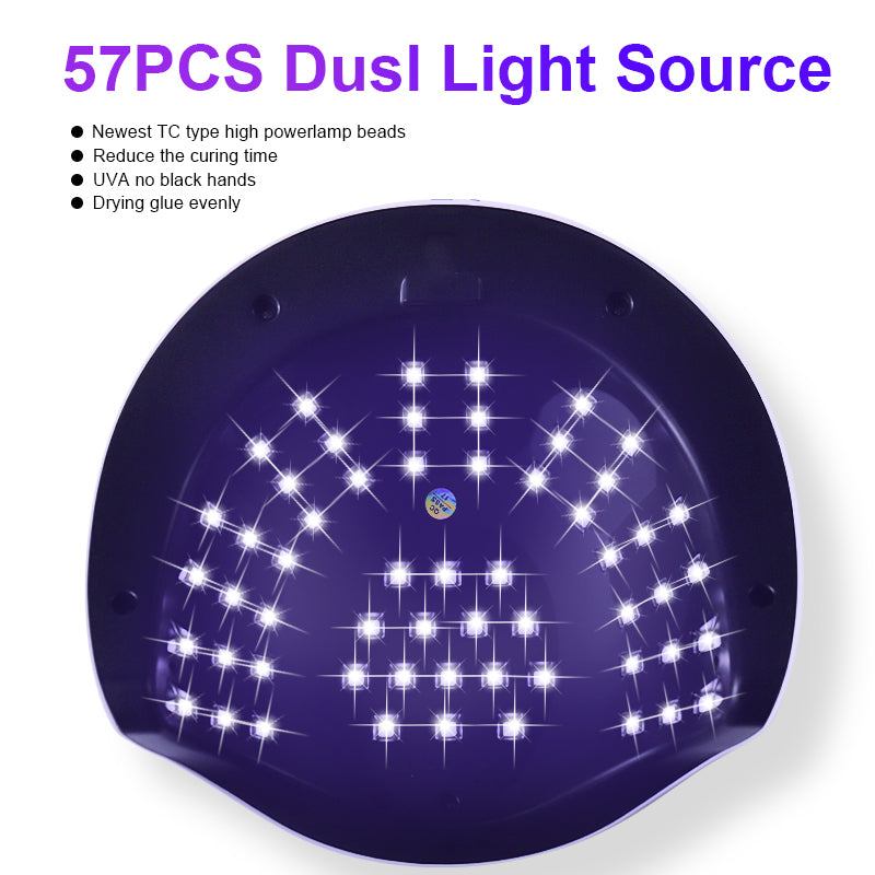 Professional UV LED Nail Lamp for Gel Polish with Automatic Sensor & 4 Timers