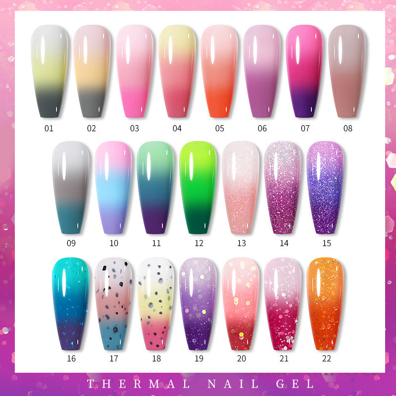 Color Changing UV Nail Polish Kit with Gradient Effects - Multiple Colors