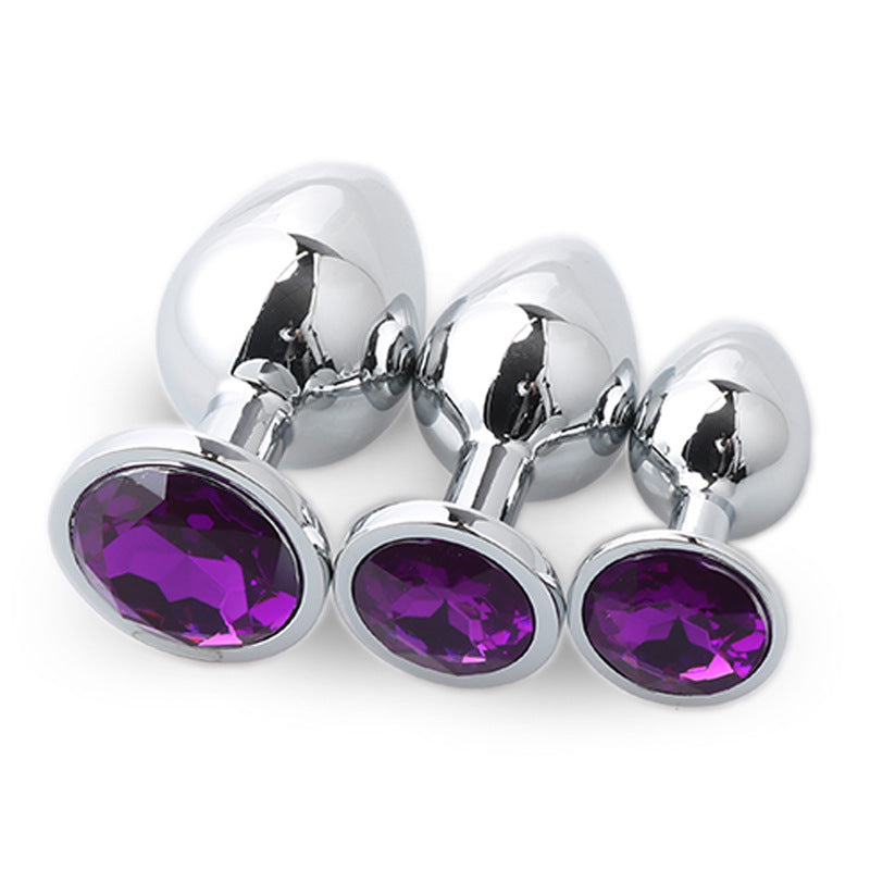 Metal Anal Plug Set - Adult Leisure Toys for Backdoor Stimulation