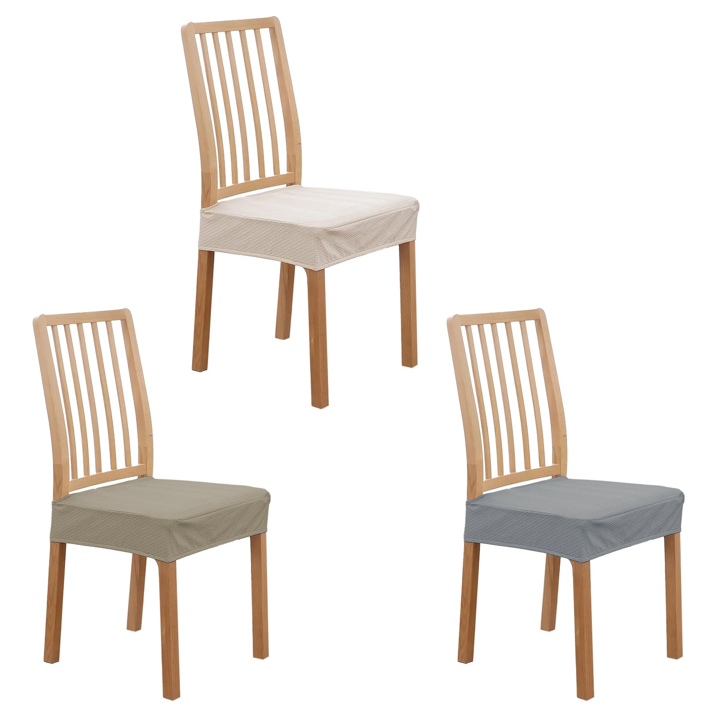 Waterproof Dining Chair Slipcovers - Stretch Jacquard Covers