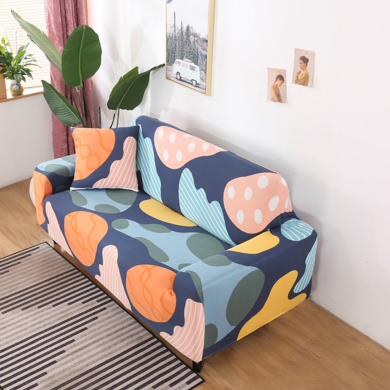 Multi-Functional Knitted Sofa Bed Cover - Various Sizes & Colors