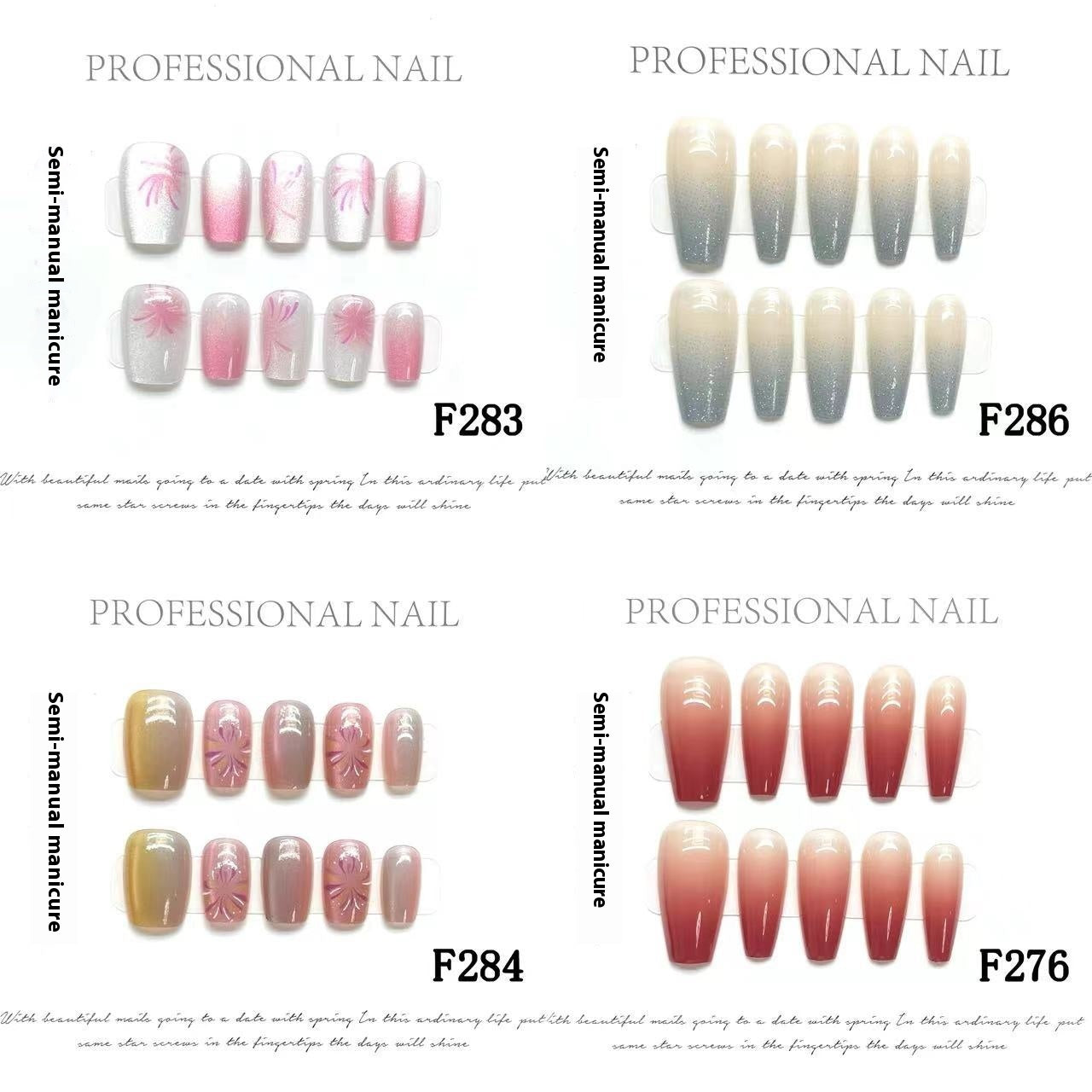 Women's Nail Tips Set - Personalized Short & Long Styles for Nail Art