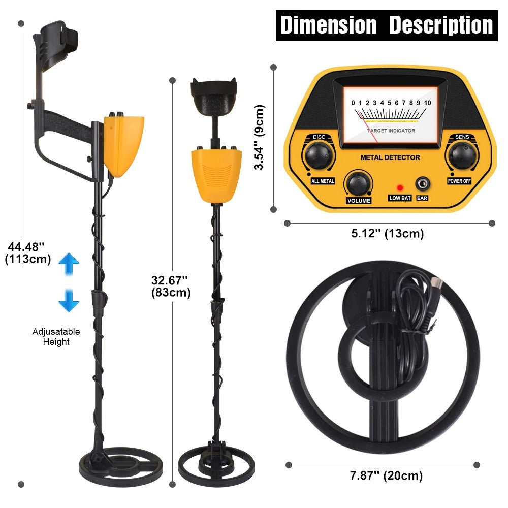 MD5090 Metal Detector for Metal Object Detection in Kids' Exploration
