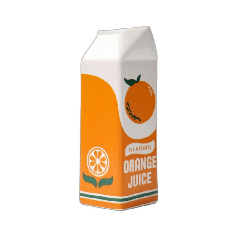 Ceramic Orange Juice Vase Decorative Table Ornament