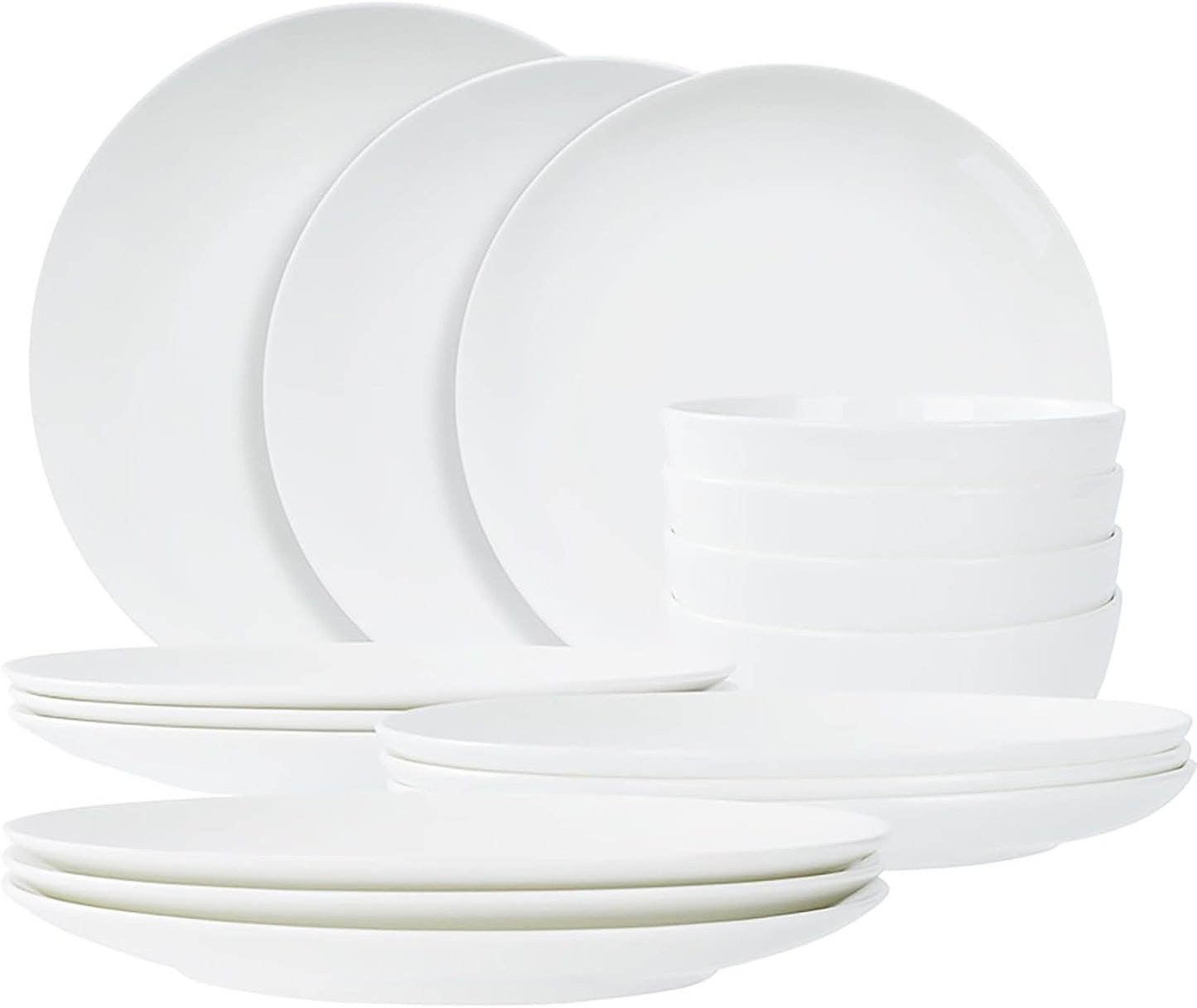 Jasmine Bone China Dinnerware Set - 16 Pieces, Service for 4