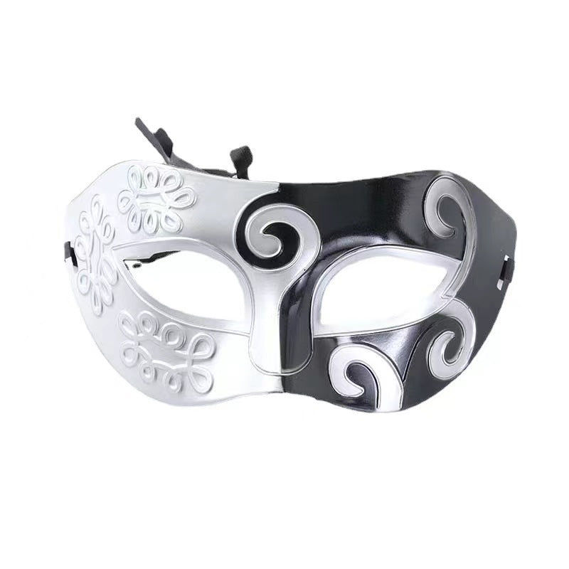 Halloween Half-Face Mask for Cosplay and Party Props Multiple Styles