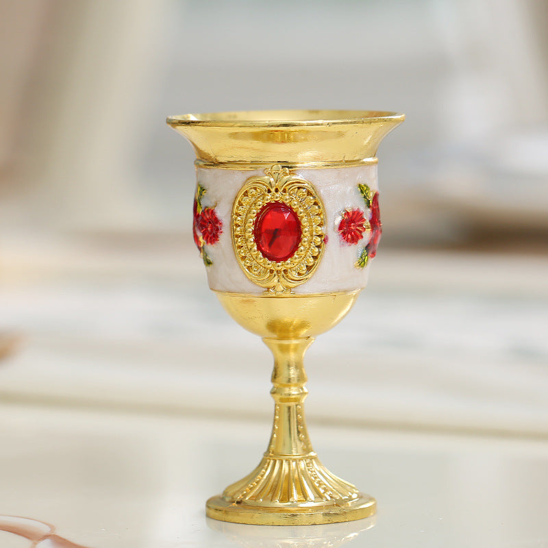 European Style Shot Glass Tin Goblet - Metal Liquor Glass with Capacity 1-100ML