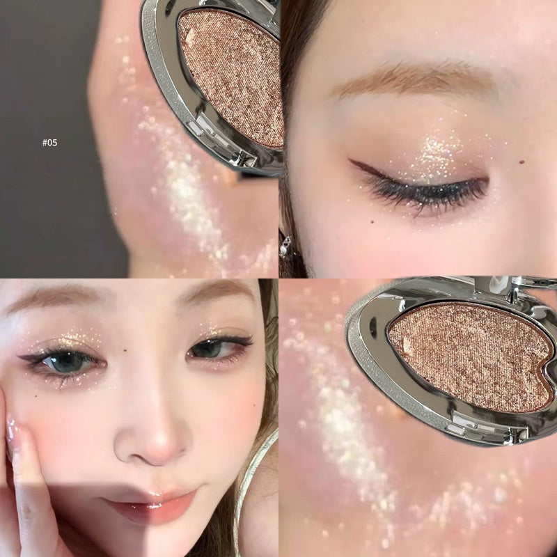 Sparkling Eyeshadow with Fine Glitter for Subtle Illuminating Finish - Multiple Colors