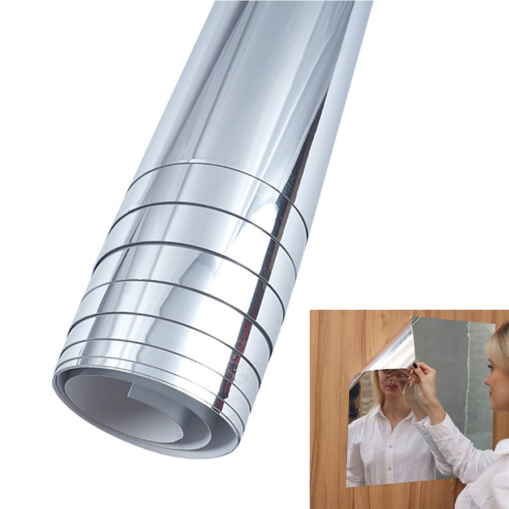 Flexible Mirror Sticker - 19.7 x 39.4 Inch Waterproof Self-Adhesive Film