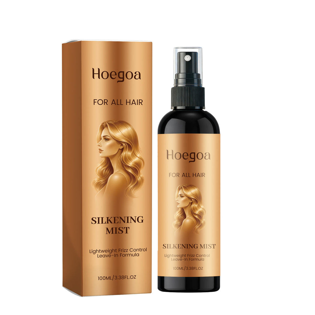 Silkening Face & Hair Mist - Hydrating 100ml Beauty Spray for Skin & Hair