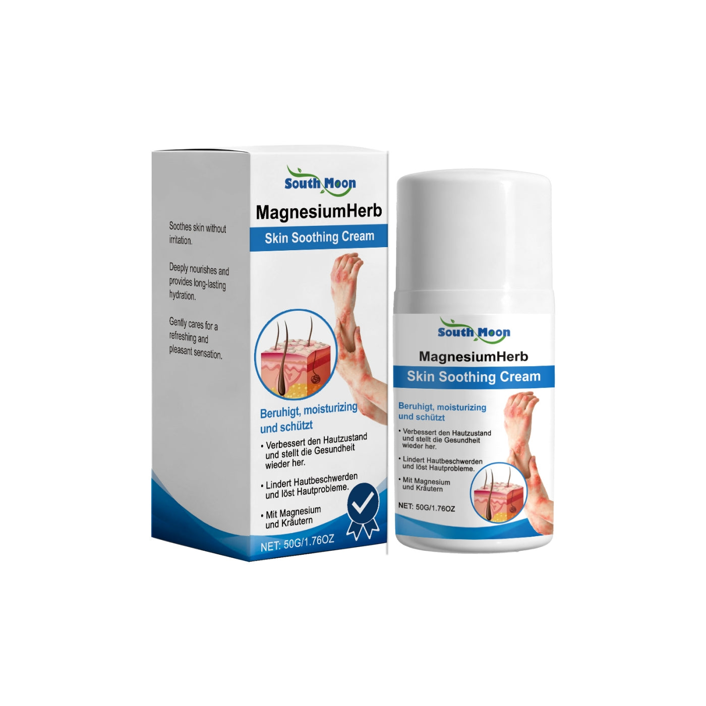 Skin Soothing Cream 50g - Gentle Face Care for Sensitive Skin