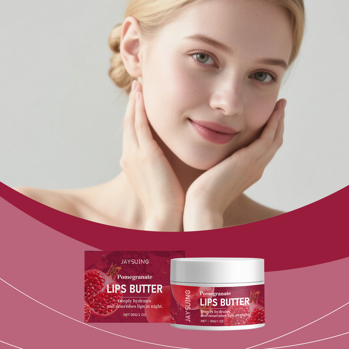 Gentle Nourishing Care Lips Tender Pomegranate Flavor Night