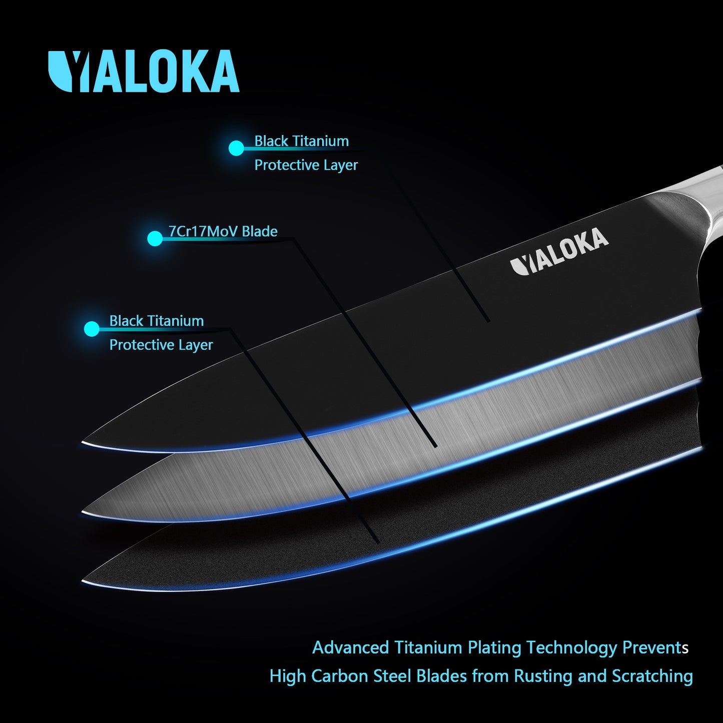 Professional 8 Inch Chef Knife - High Carbon Steel, G10 Handle