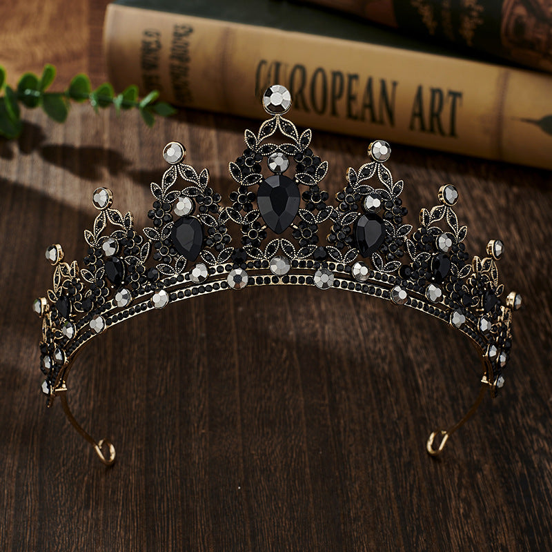 Rhinestone Crown Headband Wedding Hair Accessory