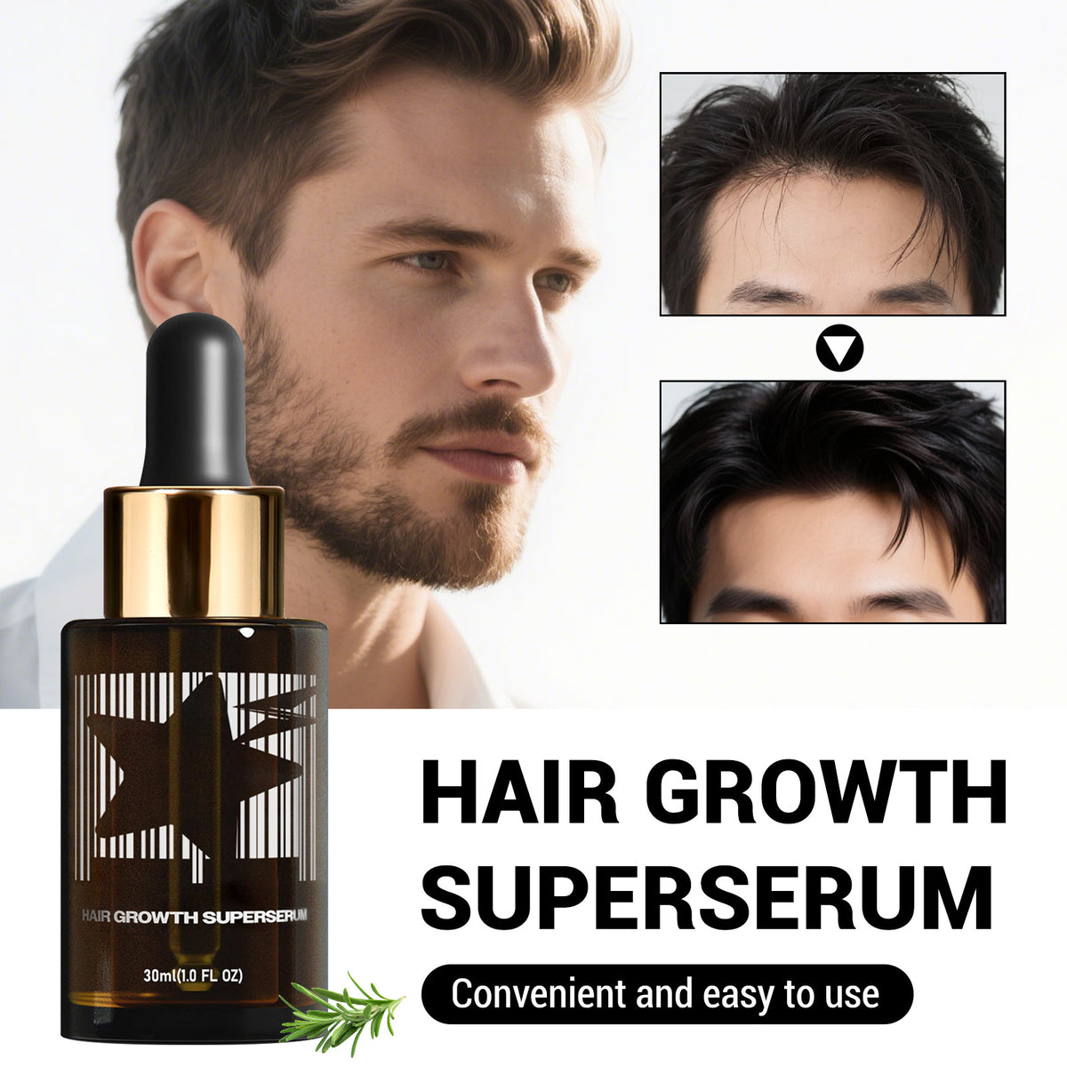Lightning Star Hair Care Men's Dense Treatment Oil