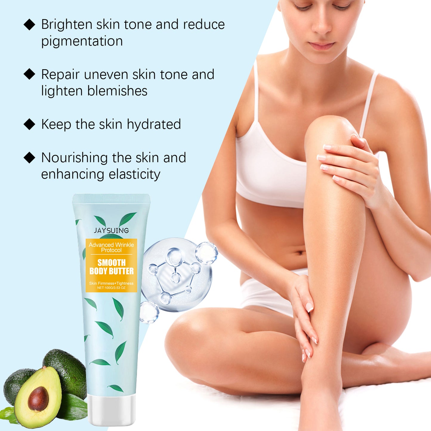 Anti-Wrinkle Firming Body Lotion with Vitamin C & Avocado Extract