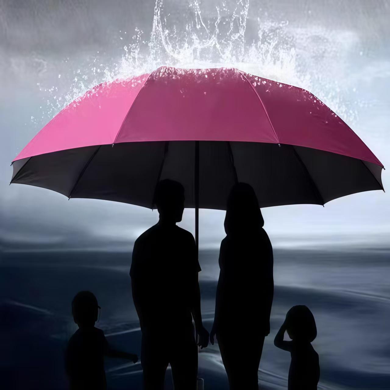 Windproof Waterproof Double Umbrella - Automatic Open/Close