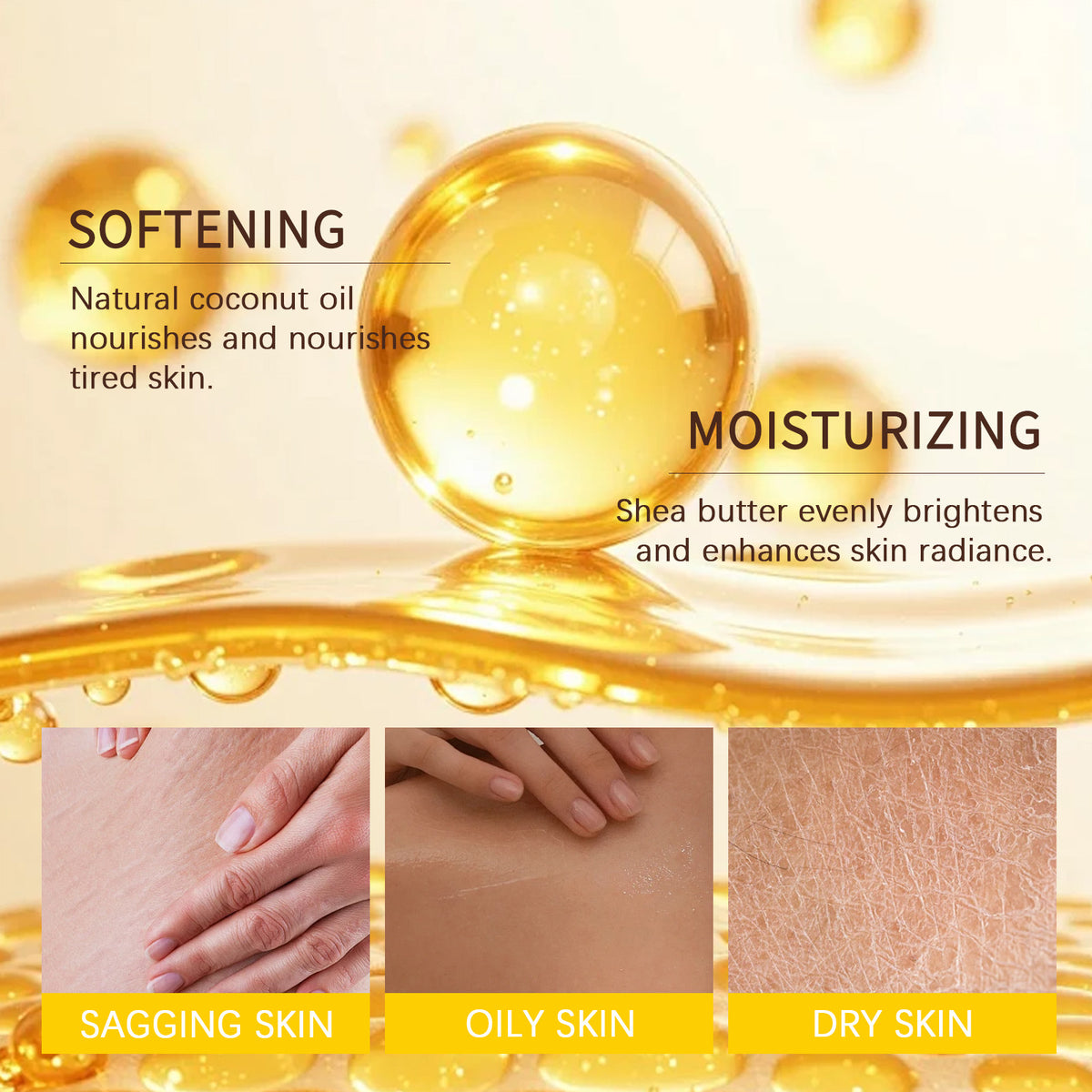 Soothing Essential Oil Body Massage Gentle Moisturizing