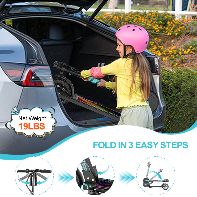 Kids Electric Scooter - Lightweight, Safe & Fun Ride