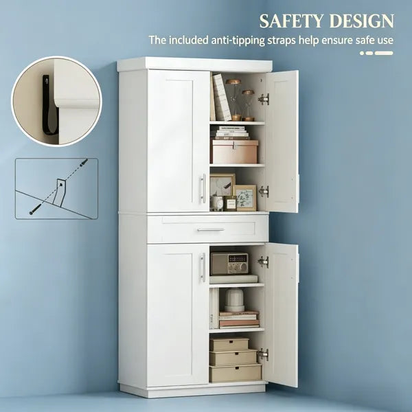 Storage Cabinet With Adjustable Shelves 30 Inches X 15.75 72 For