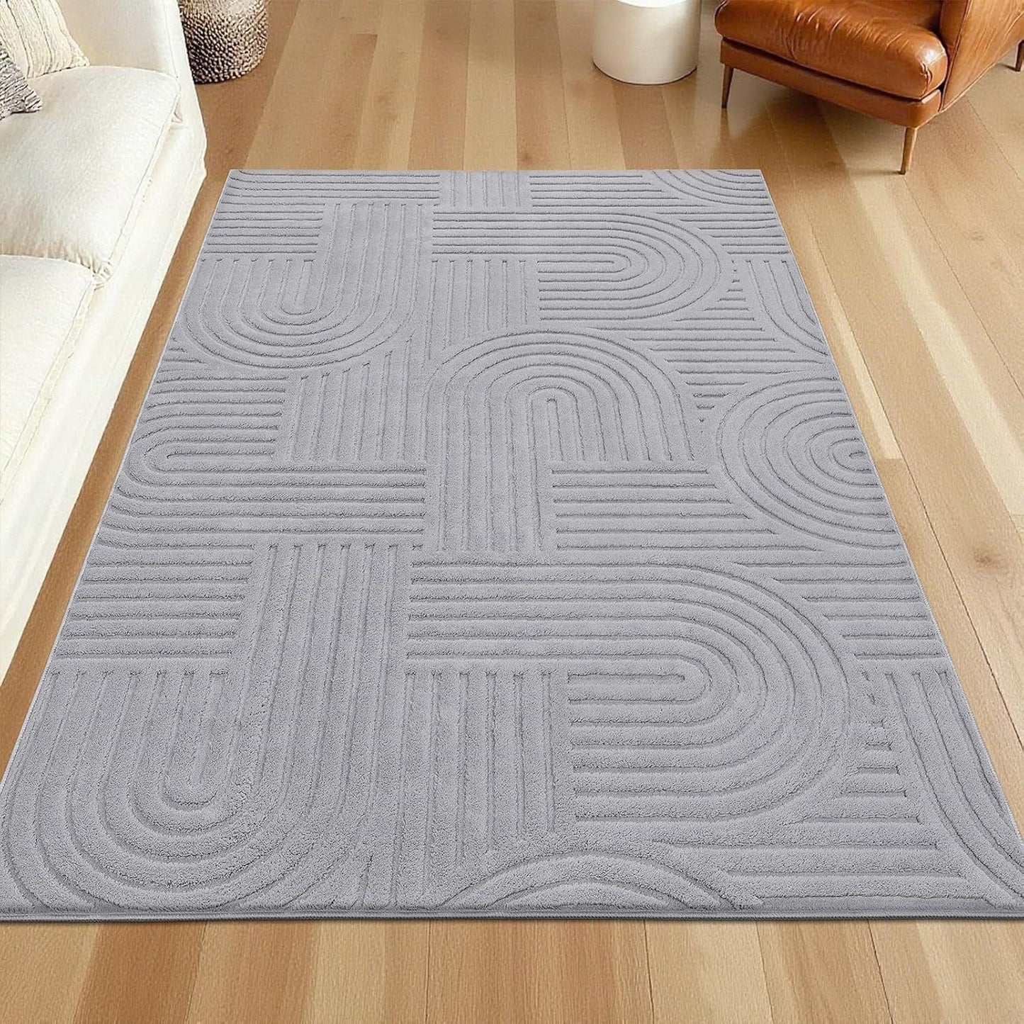 Minimalist Cashmere-Feel Home Rug - Modern European Style Carpet