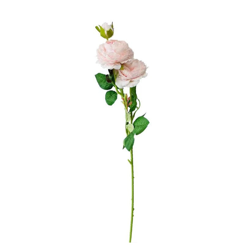 Silk Peony Flower Arrangement - Realistic Decorative Floral Display for Living Room