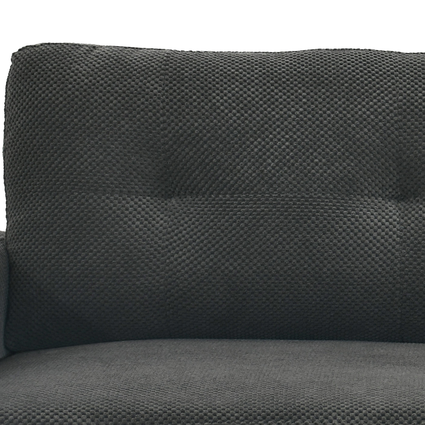 65-Inch Modern Minimalist Two-Seater Sofa - Dark Grey