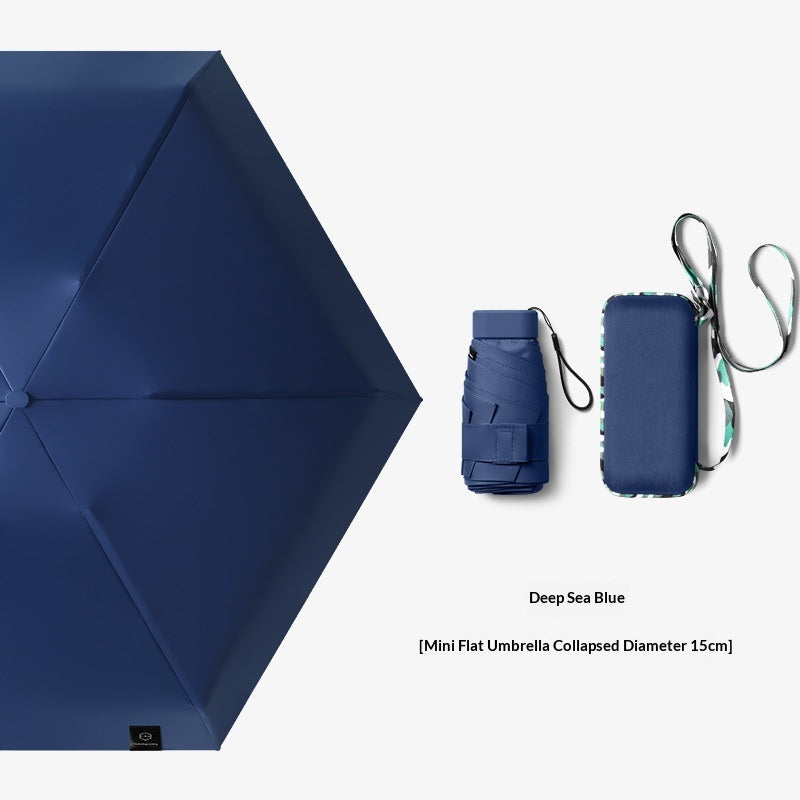 UV-Protective Dual-Purpose Sun and Rain Umbrella - Multiple Colors