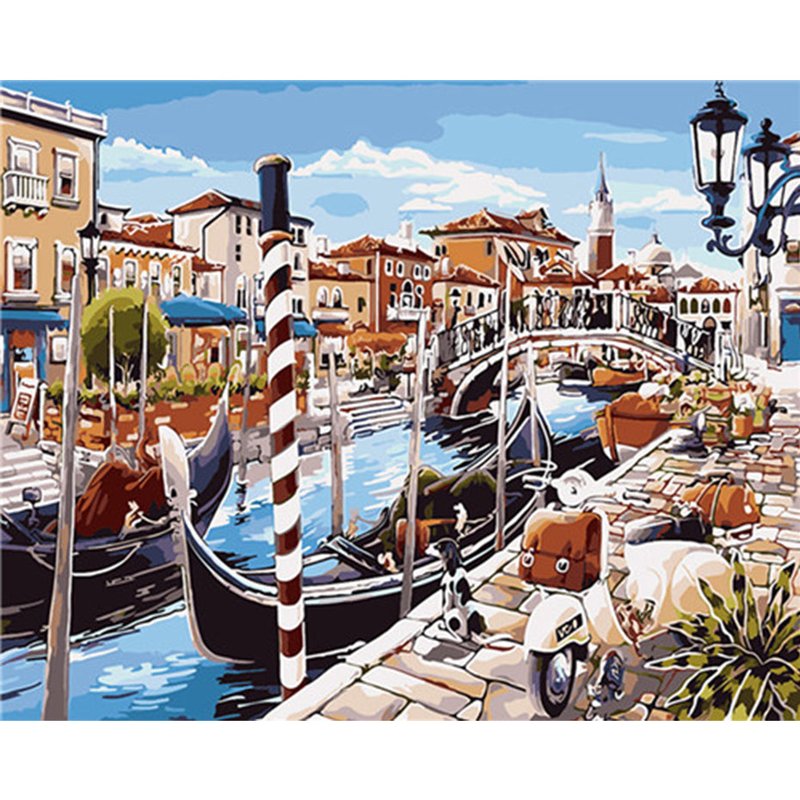 Paint By Numbers Canvas Artwork - Custom Sizes & No Frame - Home Decor Gift