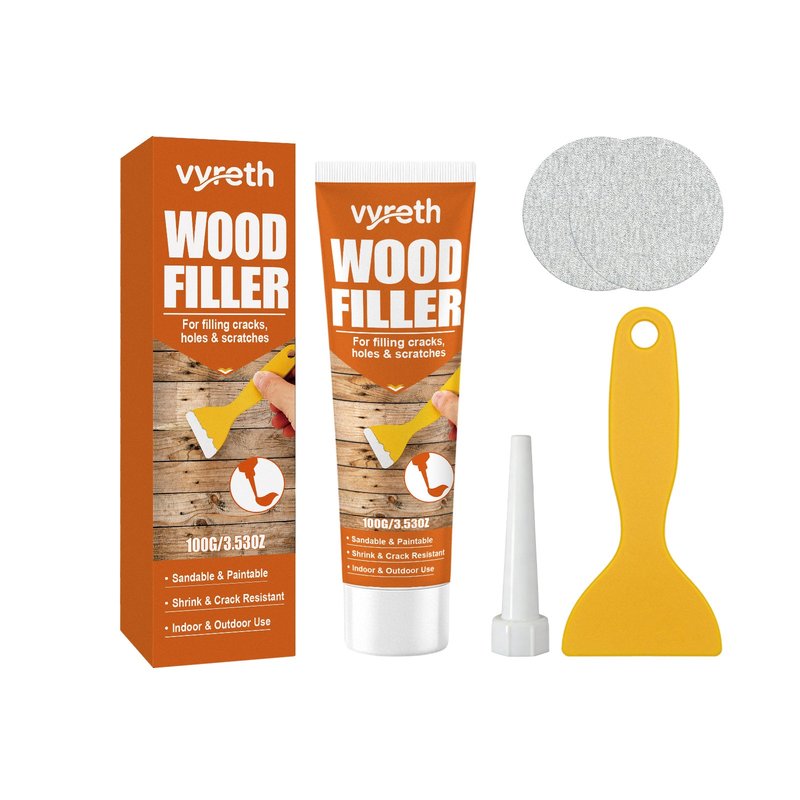 Wood Filler 100g - Home Repair & Furniture Restoration