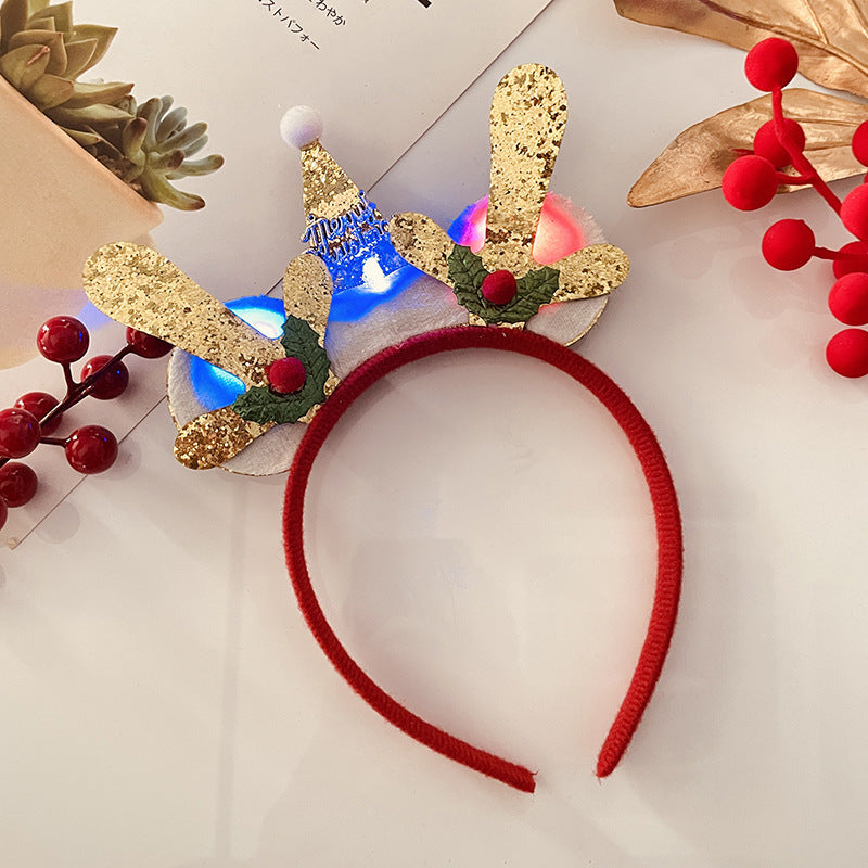 Christmas Light Headband for Women – Snowflake & Holiday Styles
