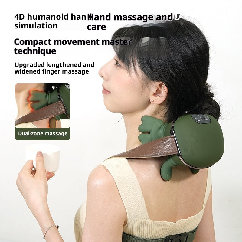 Electric Neck And Shoulder Muscle Massager Wireless Back Kneading