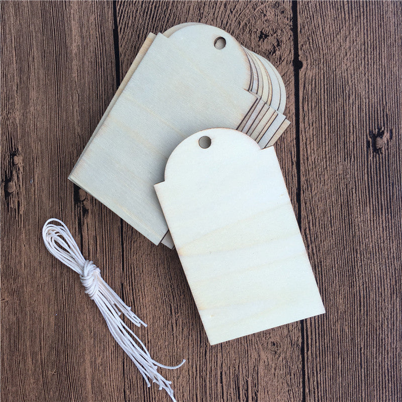 Wooden Christmas Hanging Decorations Set - Hand-Carved Festive Ornaments
